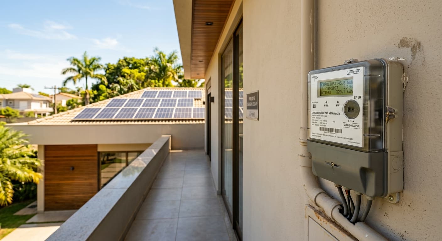 Como Funciona o Crédito de Energia Solar na Conta de Luz