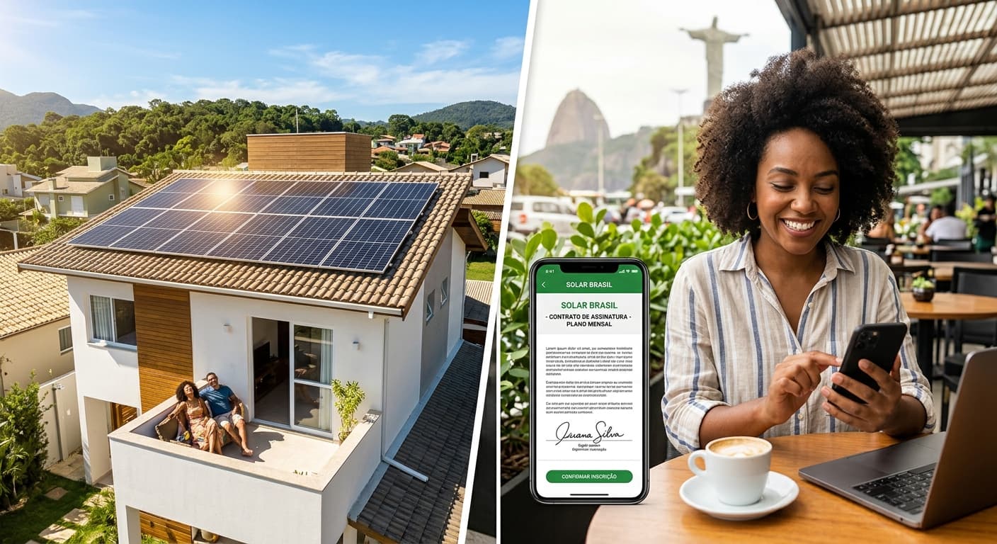 Energia Solar por Assinatura vs Painéis Próprios: Qual Compensa Mais?